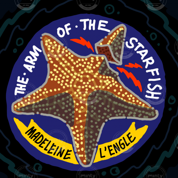 Cover illustration concept for The Arm Of The Starfish by Madeleine L'Engle