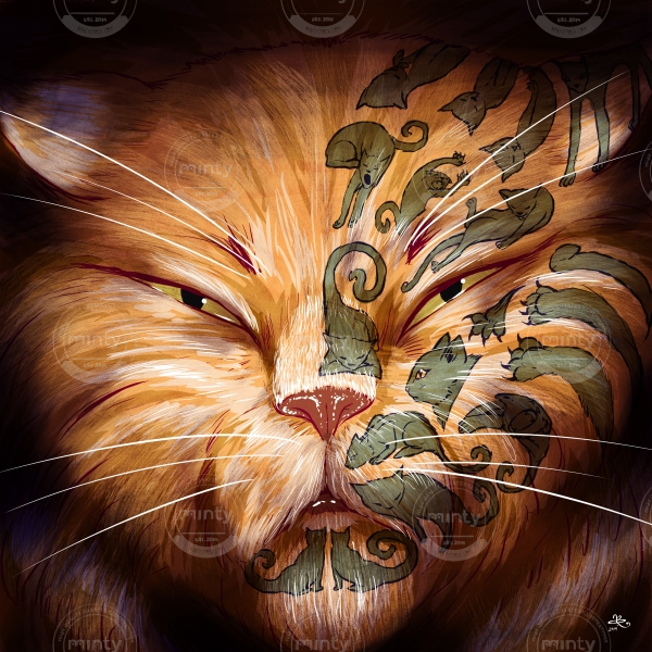 Cat lineage Tatoo