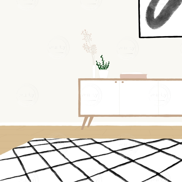 Living room illustration