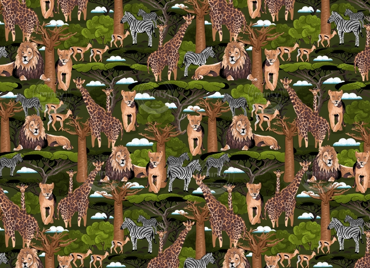 African Savannah Pattern_web