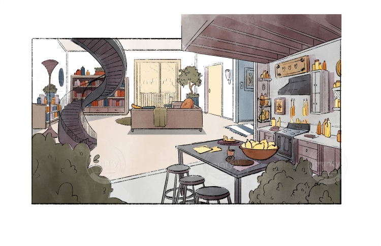 carolines apartment painted_vibrant
