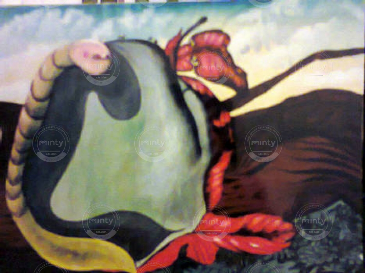 A long lost painting I did in 1969: A surrealistic approach inspired by Salvador Dali