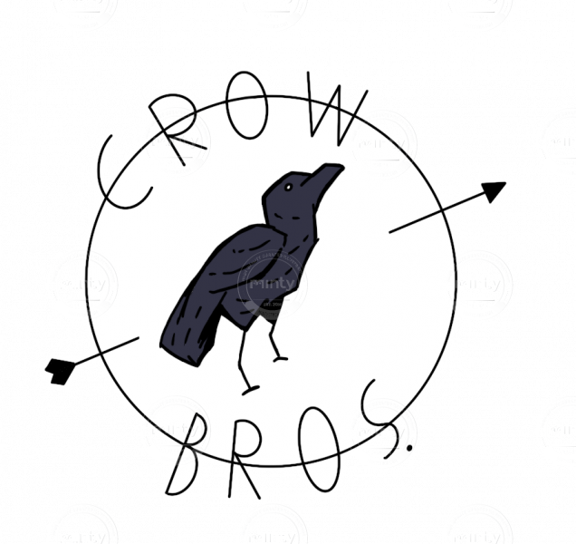 crow sticker 5