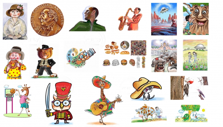 Different styles of illustrations