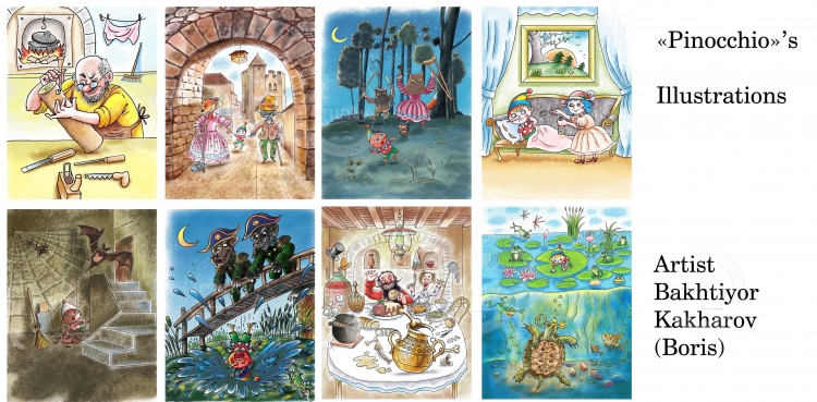 Pinocchio illustrations