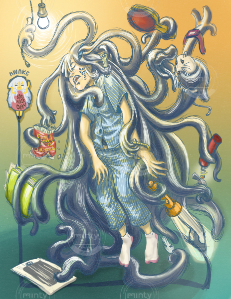 my hair is alive when im asleep_hires