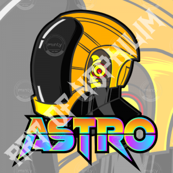 Astro with watermark