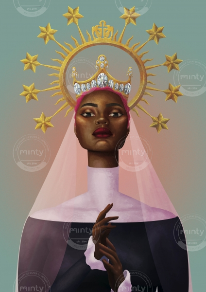 MODERN MARY: black woman 