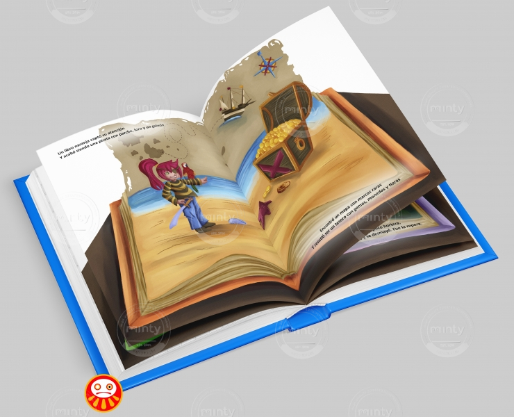 Mockup album abierto