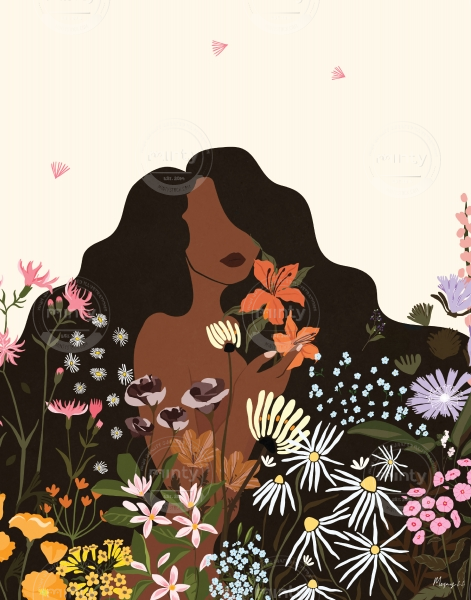 IN BLOOM 11 X 14 INCHES