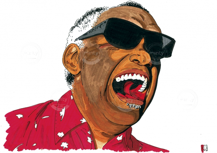 RAY CHARLES EN SU CASA DE NUEVA YORK