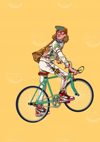 Fashion cyclist