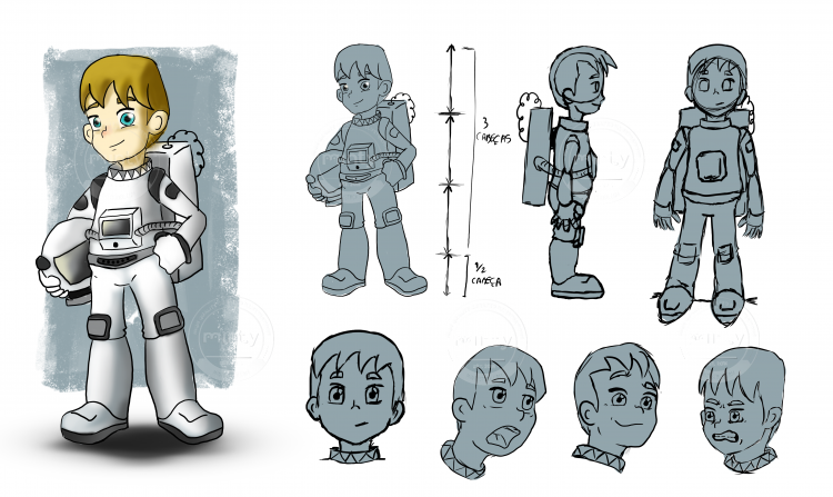 4. Astronalta Character Design