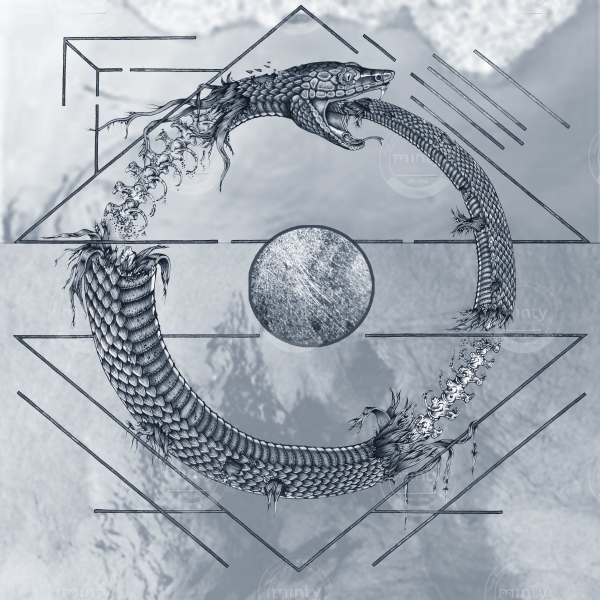 slightly blue and darker