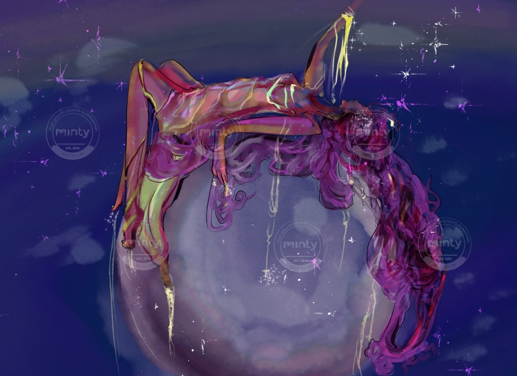 over the moon 20x14.5