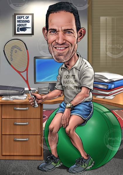 caricature office 1