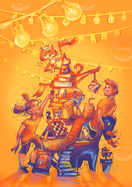 Обложка замок