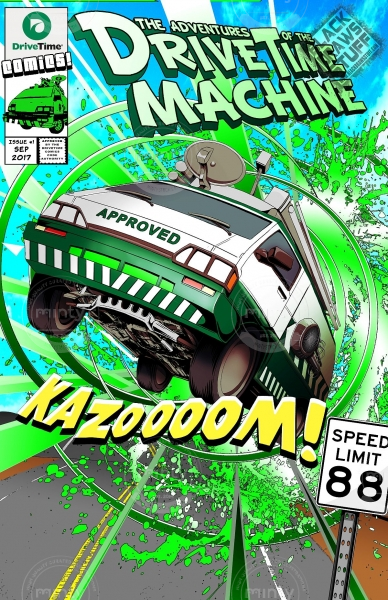 DriveTime Comic Cover Ad