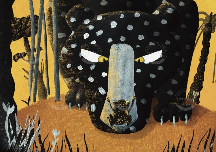 First meeting of the frog and the Jaguar s