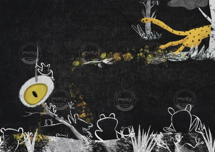 Jaguar runing away and losing an eye s