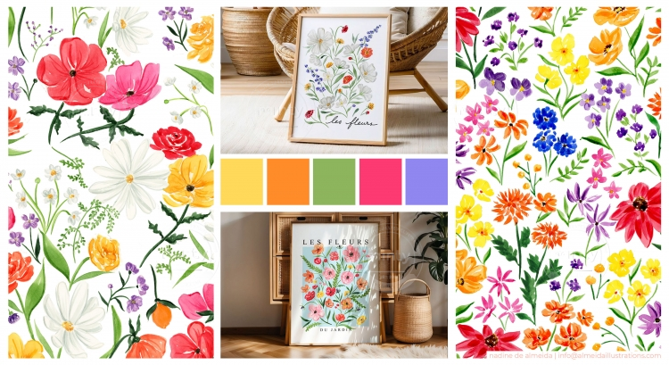 3 florals