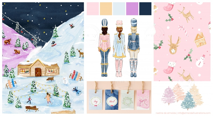11 Christmas - pastel