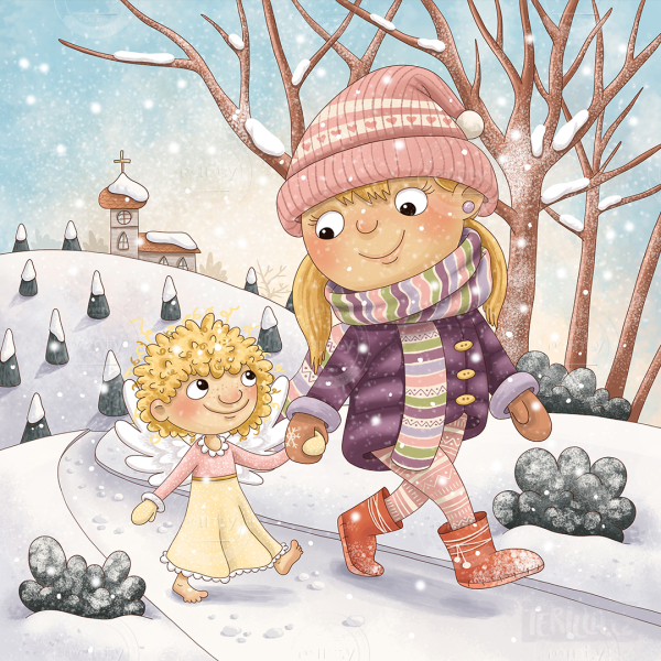 zima procházka adnílek zima