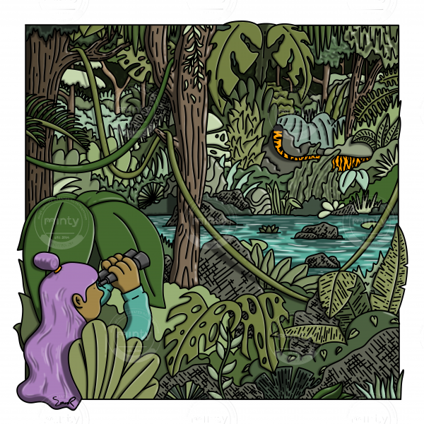 Eyes on the Tiger full colour