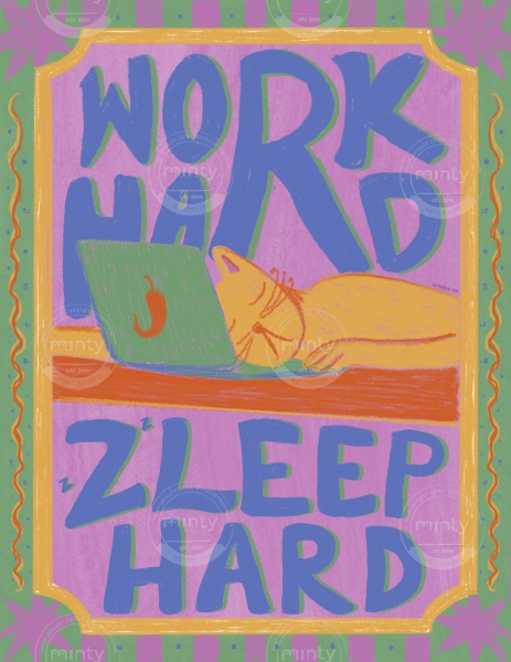Work Hard Zleep Hard