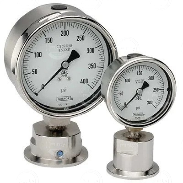 10 Series Heavy-Duty Sanitary Pressure Gauges - Ensure accurate pressure measurement in your sanitary process with the 10 Series Heavy Duty Sanitary Pressure Gauges. Trust Powerflow Fluid Systems for reliable instrumentation. https://www.pwrfs.com/product/10-series-heavy-duty-sanitary-pressure-gauges/