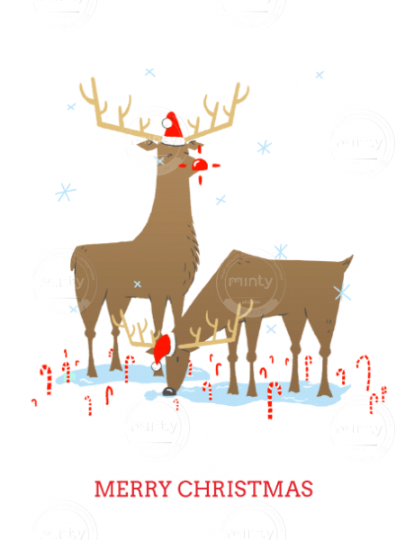 Reindeer Merry Christmas GIF